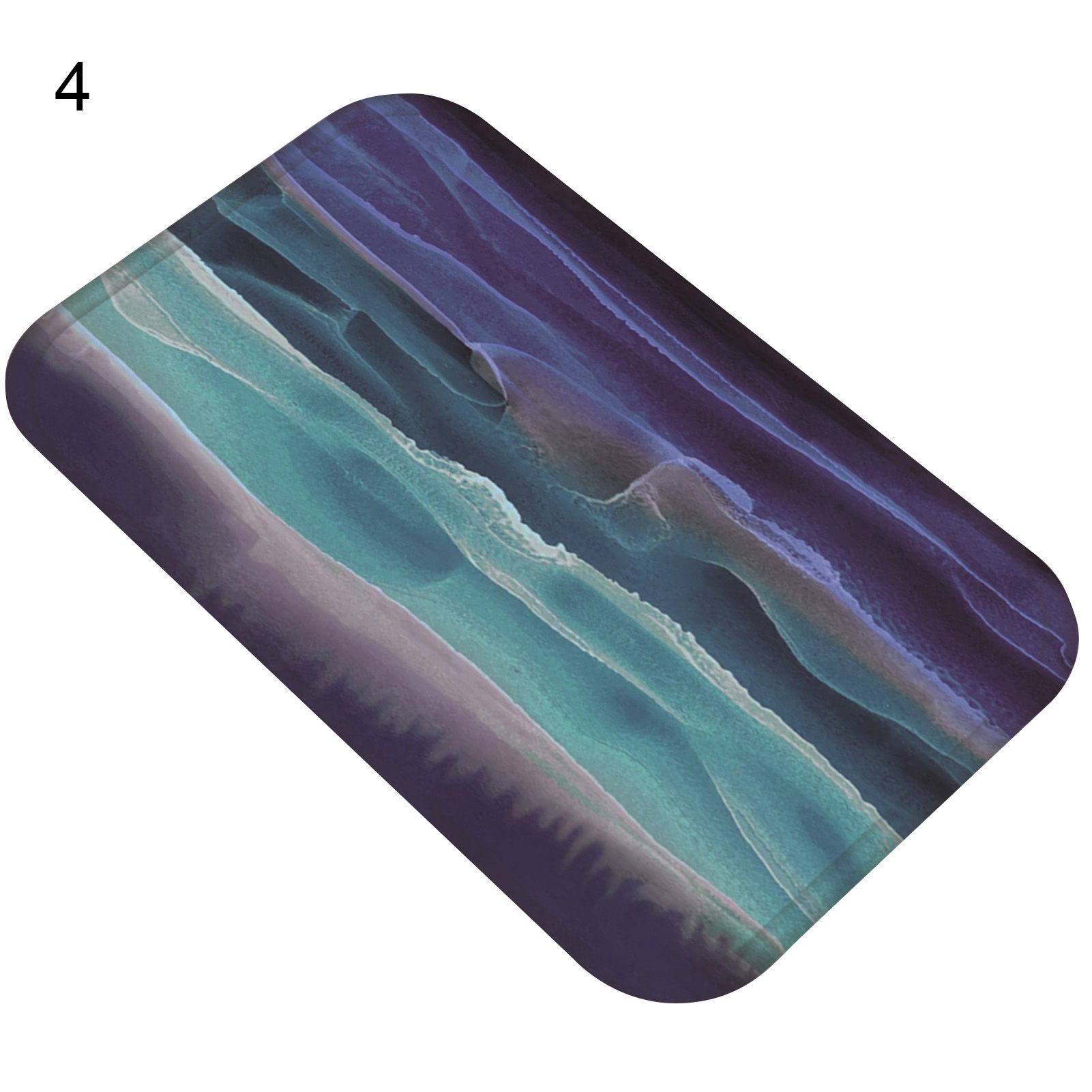 Colorful Floor Mat Stains Resistant Flannel Comfortable Lovely Door Mat for Home