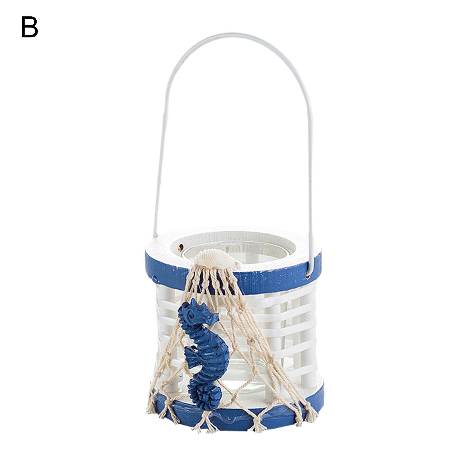 Candle Stand No Odor Ocean Style Candle Holder Desktop Ornament