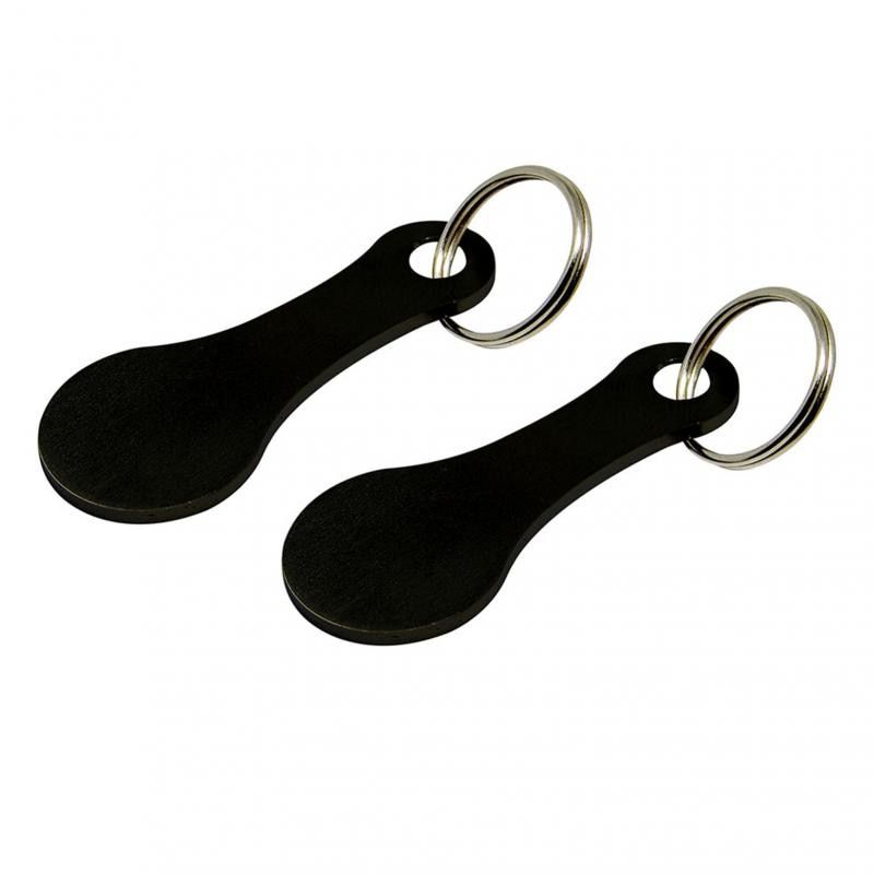2 Packs Personalized Tokens Keychain Shopping Cart Pluggable Design Key Chain For Car Key Ring Holders Wholesale