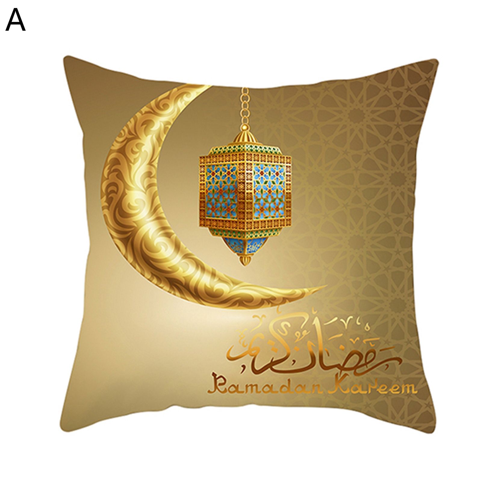 Pillow Sham Nice-looking Invisible Zipper Polyester Decorative Letter Printed Cushion Throw Cover Household Supplies
