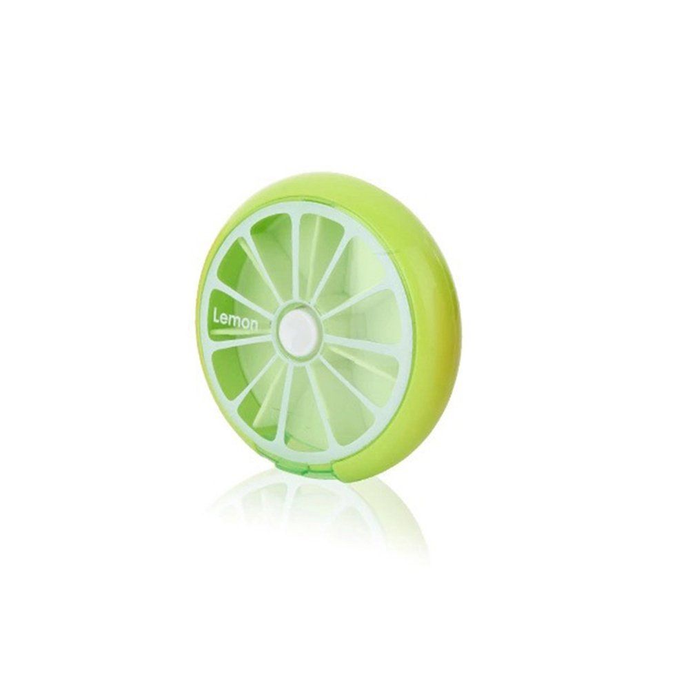 Round Small Medicine  Box Portable 7 Days Weekly Tl Medicine Holder
