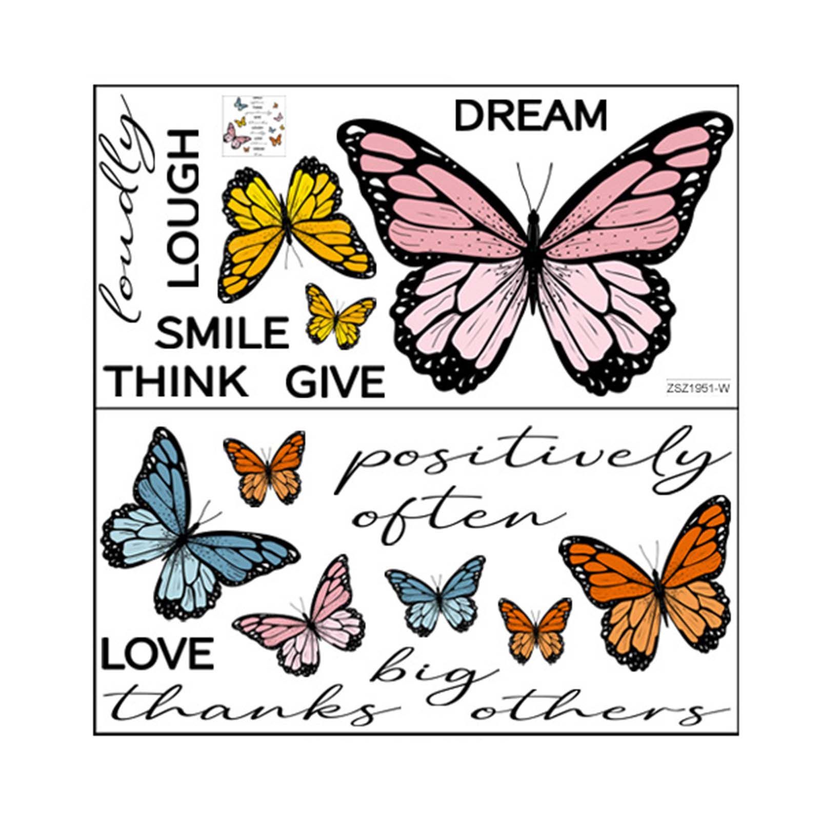 Sticker Decal S-adhesive Excellent Workmanship Wall Decal