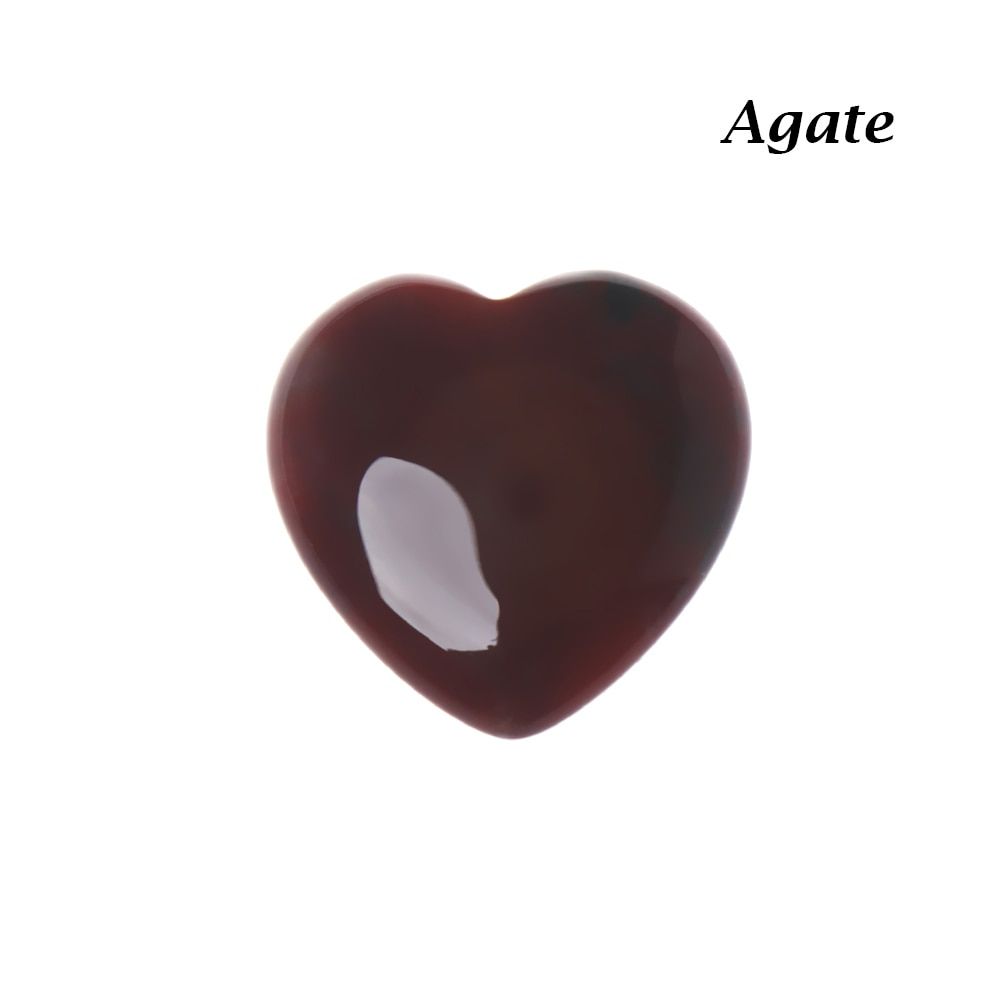 Gift Home Decoration Handmade Jewelry Reiki Minerals Heart Shape Crystal Natural Quartz Chakra Healing Stone Gemstones Pendant