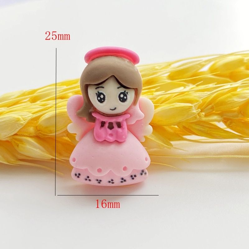 20 New Cartoon Characters / Princess Series Resin Flat Bottom DIY Scrapbook Handicraft Accessories F18