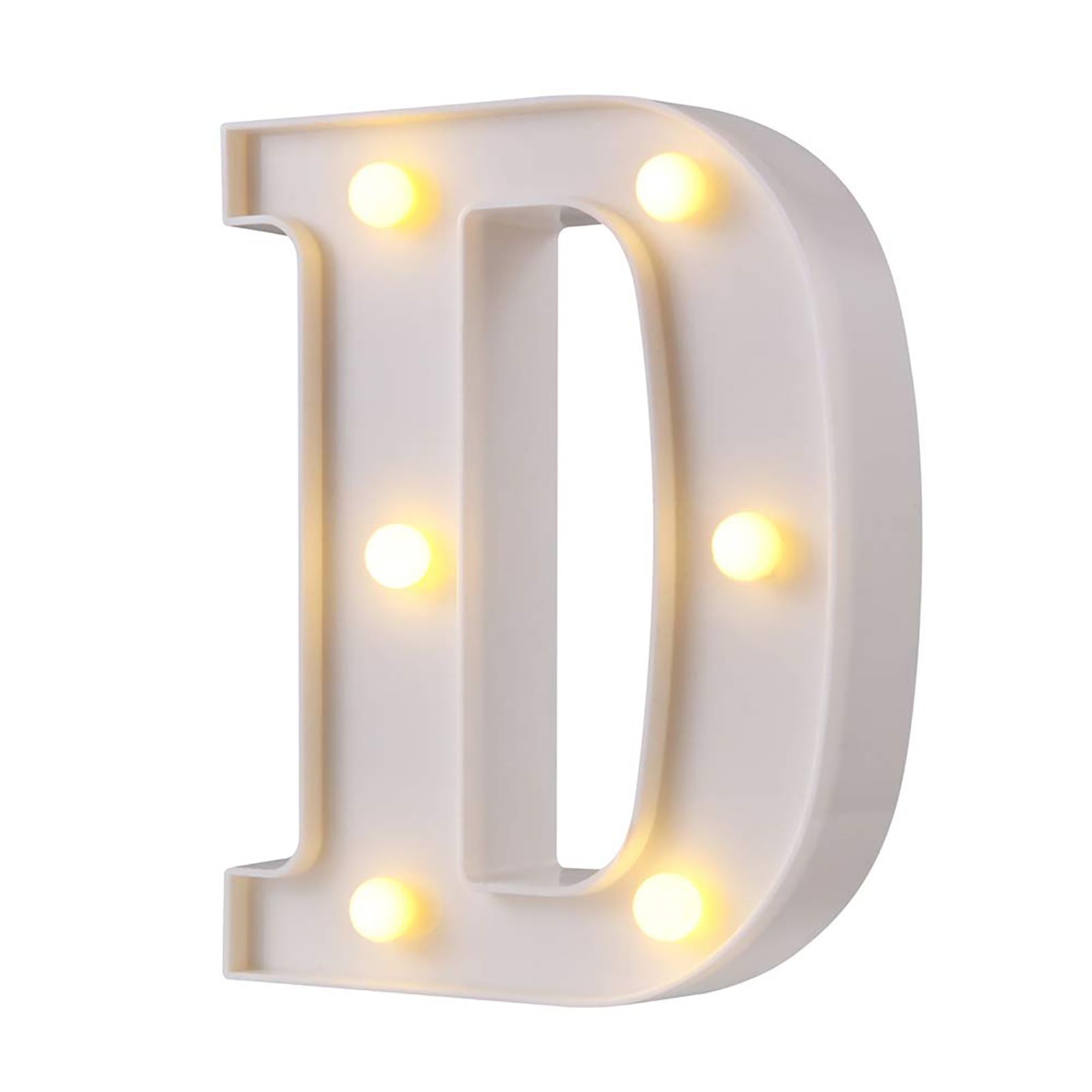 Alphabet Letter LED Night Light Lamp Outdoor Home Club Wedding Party Wall Decor