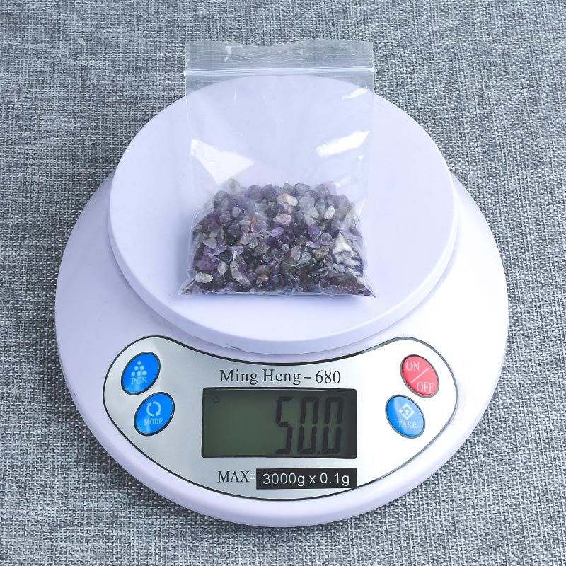 100g Natural crushed stones Amethyst Gemstone Mineral chip bead Tumbled stone Home Fountain Decor Healing Reiki crystals