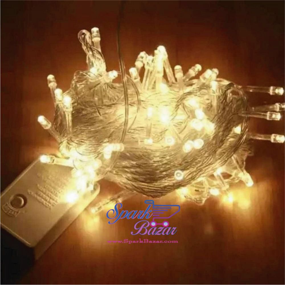 MorichaBati One color LED Fairy Lights String Celebrations Party Decor & Gifts Decoration Lights Led Still - 15 Feet Long, Led Light Fairy String, Celebrations Light, Eid decoration lights, Christmases Lights