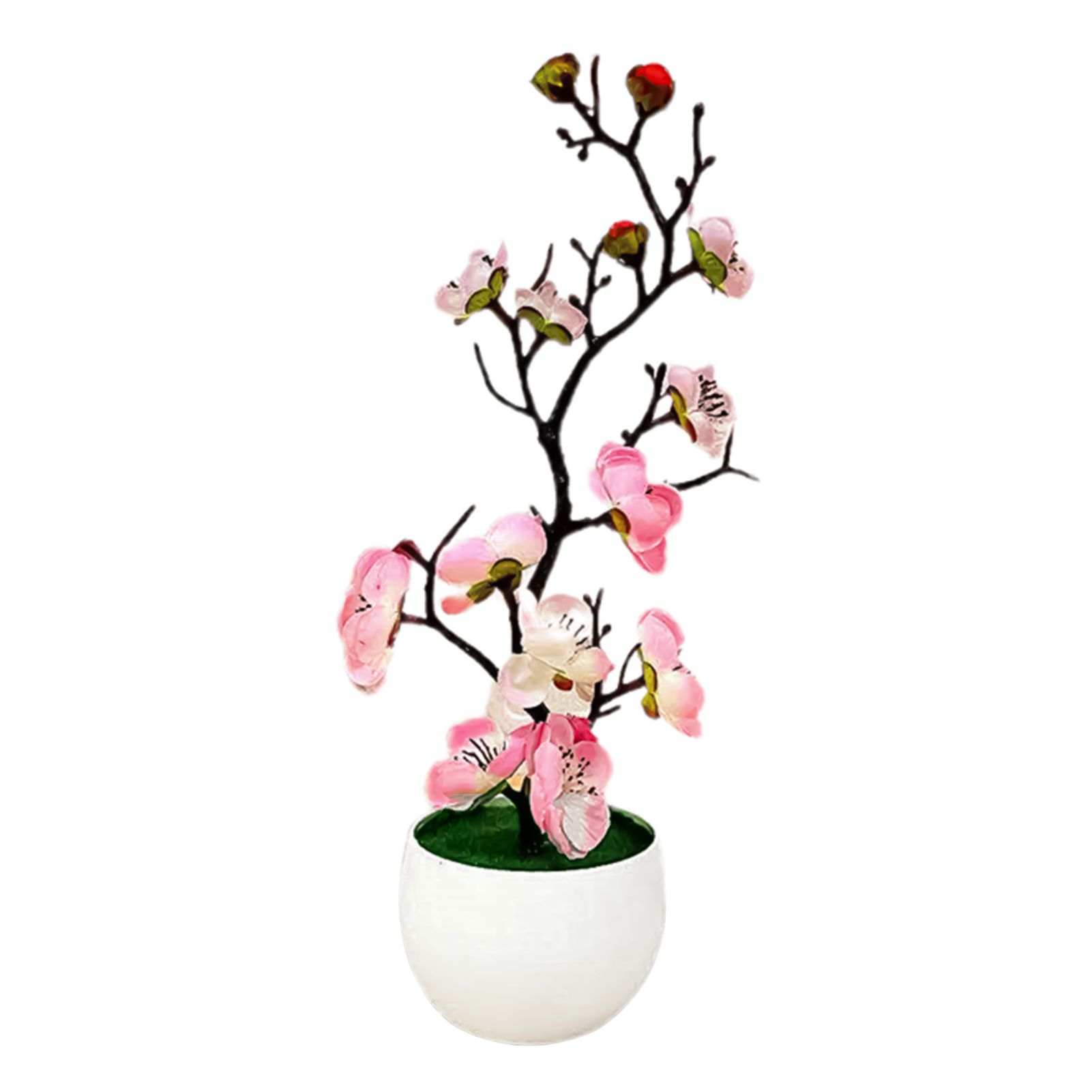 Fake Bonsai istic Delicate Vivid Blossom Simulation Bonsai Decoration