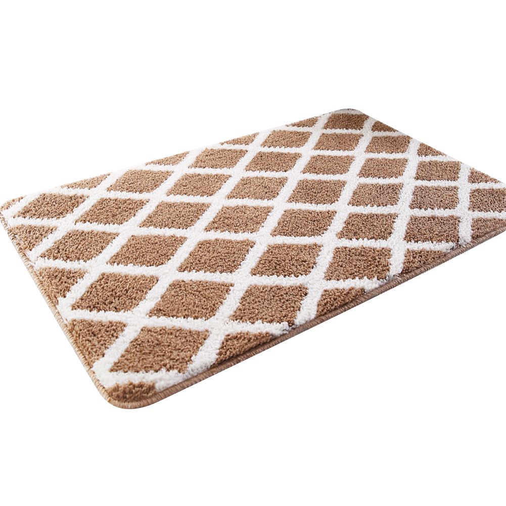 Rectangle Shape Bathroom Anti-Slip Mat Bedroom Door Carpet