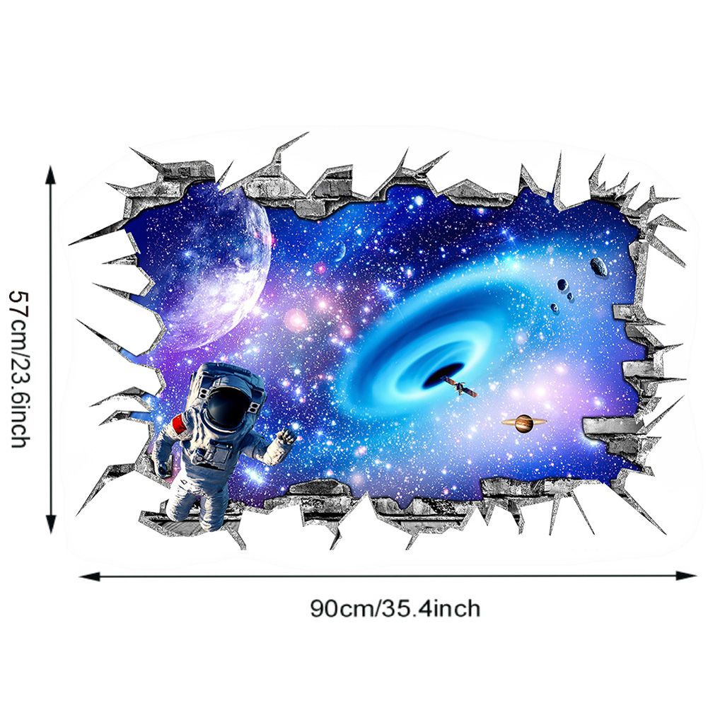 Yfashion 3D Wall Sticker Starry Sky Adhesive Waterproof PVC Wallpaper Decal ldren's Room Decoration
