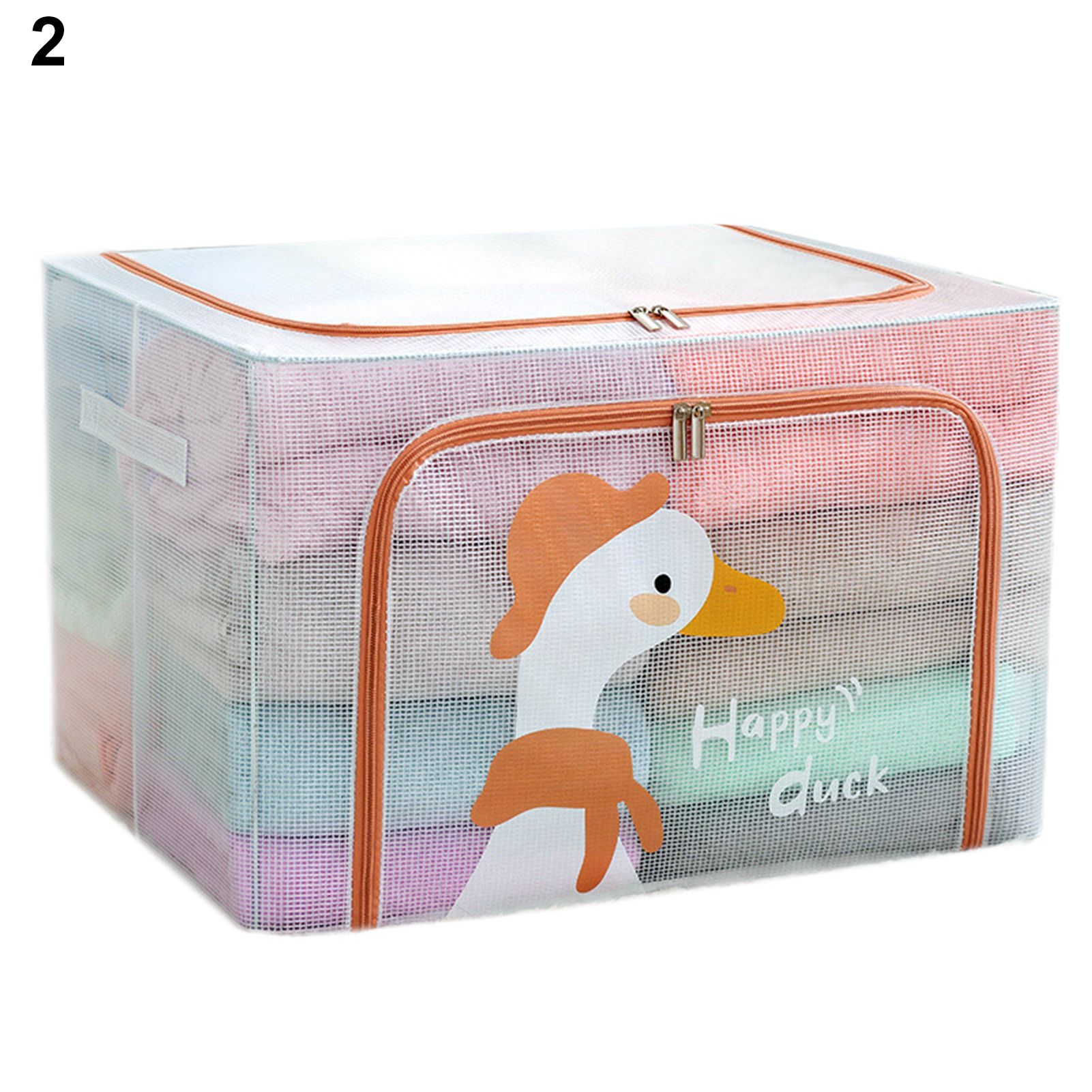 Clothes Containers Cartoon Double Side Open Clothing Storage Bags