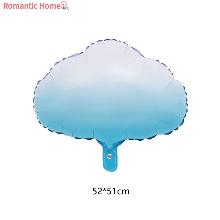 GC Large Weather Rainbow Shaped Balloons Moon Sun Cloud Mylar Foil Balloon Smiling Face Tassel Globos Birthday Baby Shower Party   Kids Room Decorations Supplies Backdrop Layout Props