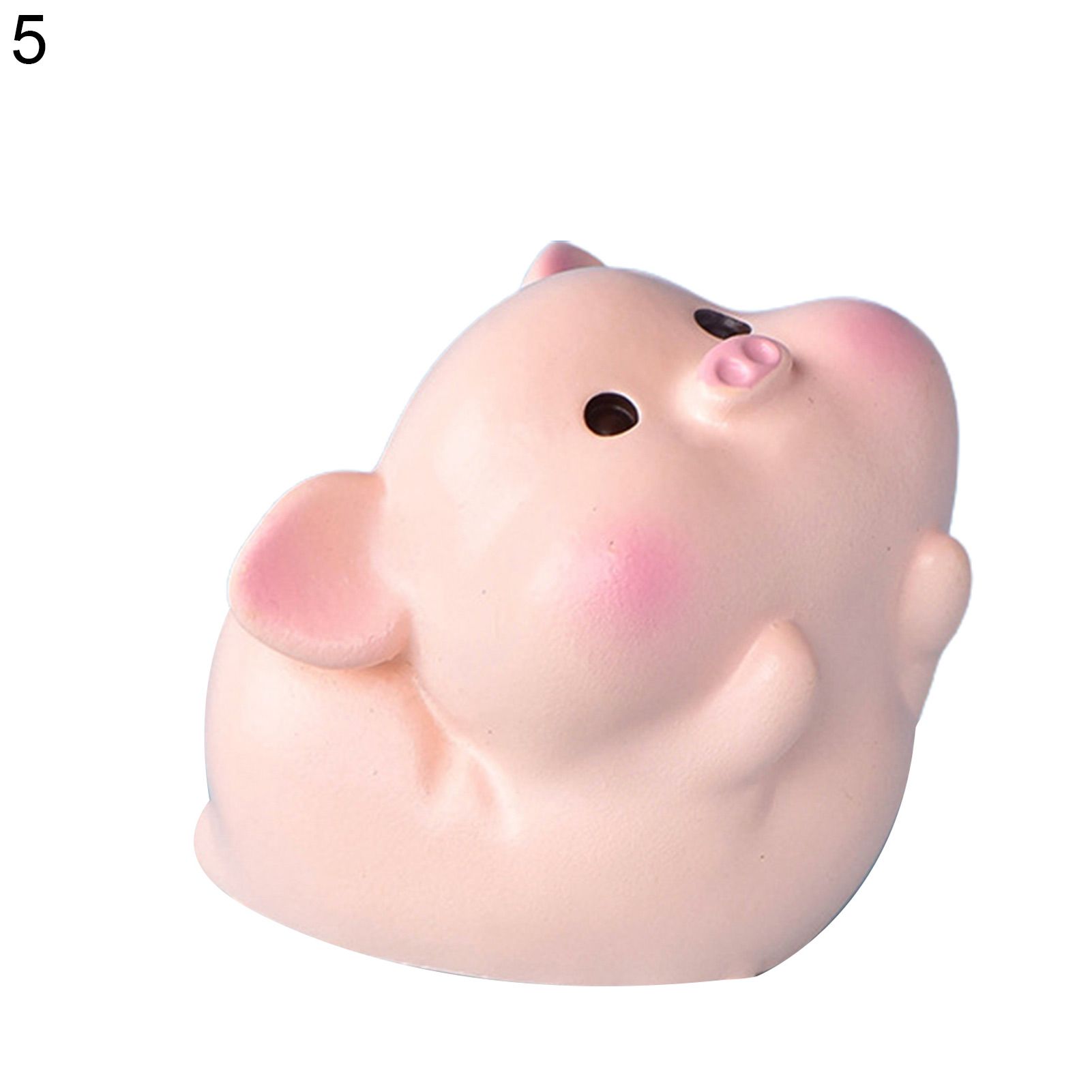 Pig Statue Unique Posture Pigcro Lacape Resin Crafts Decor