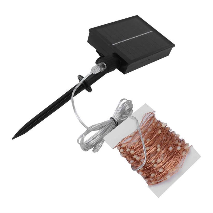 Outdoor Light 22m String Lights Solar Copper Wire 200LEDs Remote Control Lamp for Garden Courtyard Party Decoration