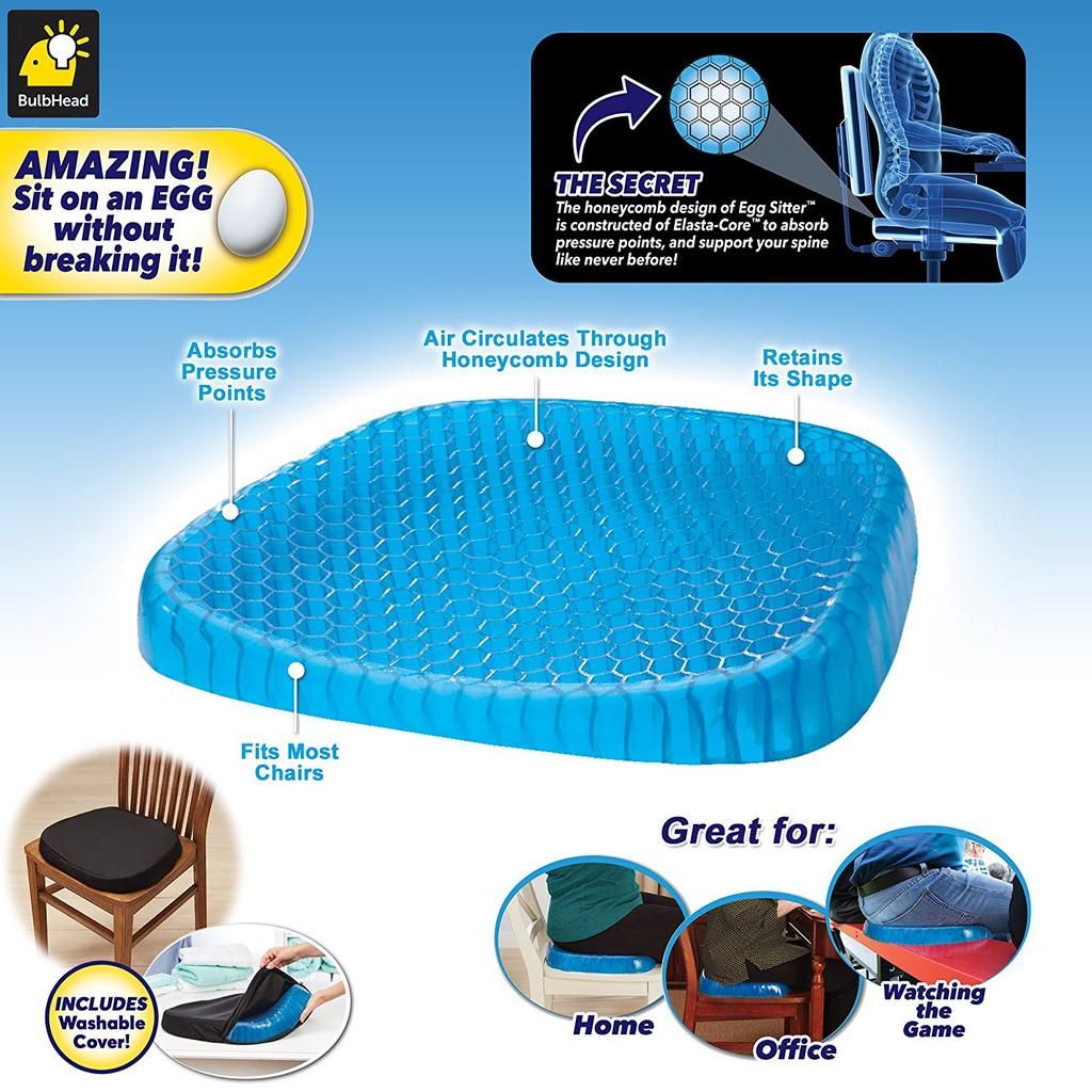 Egg Sitter Support Cushion The incredibly comfortable, supportive flexible cushion