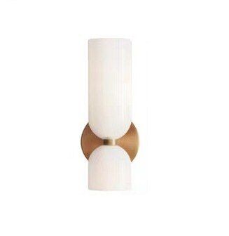 Nordic LED Wall Lamps Tricolor Glass Bedroom Bedside Lamp Living Room Background Corridor Foyer Creative Sconce Light Fixture