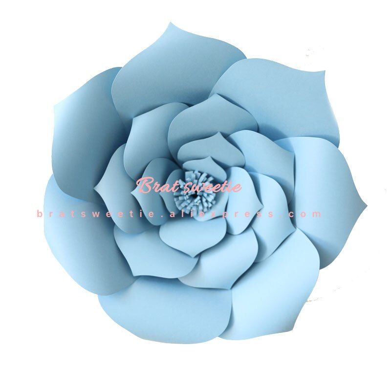 Artificial Flowers DIY Giant Paper Flowers Wall Decor Baby Shower Birthday Party Backdrop Wedding Home Decoration Flower