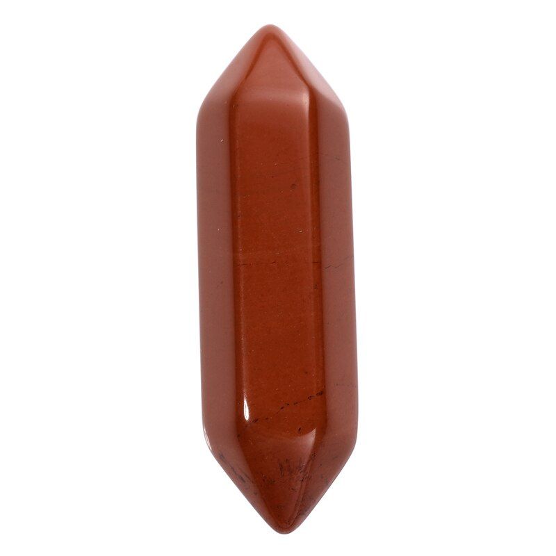 Sunligoo 1x Mini Double Terminated Natural Tumbled Hexagonal Column Healing Quartz Crystals Natural Stones Mini Gemstone Decor