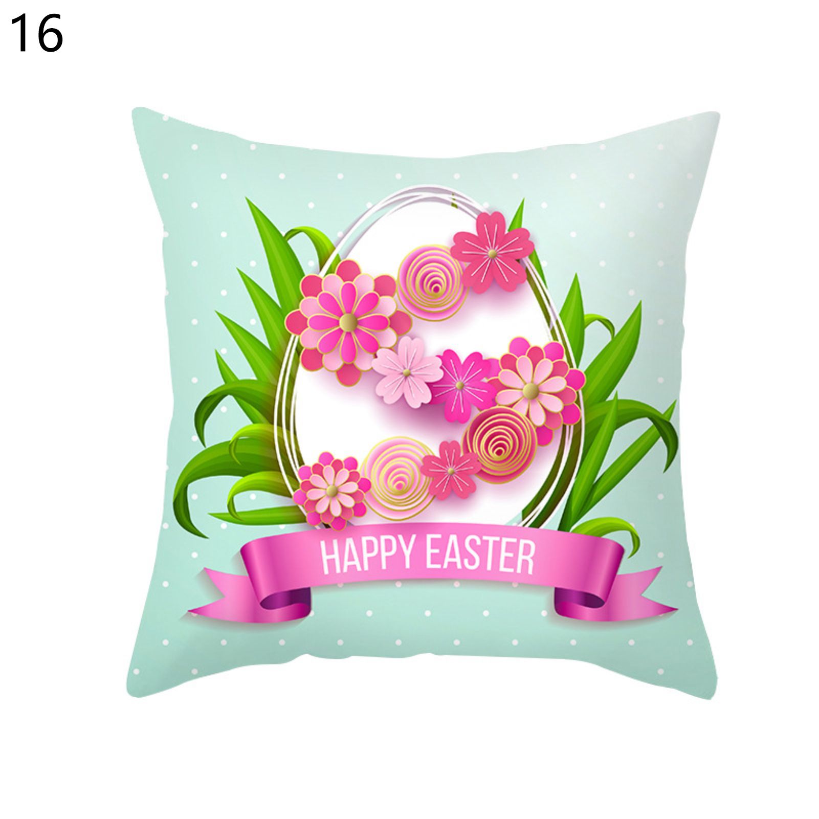 lowslip Comforle Egg Pattern Easter low Cushion Cover