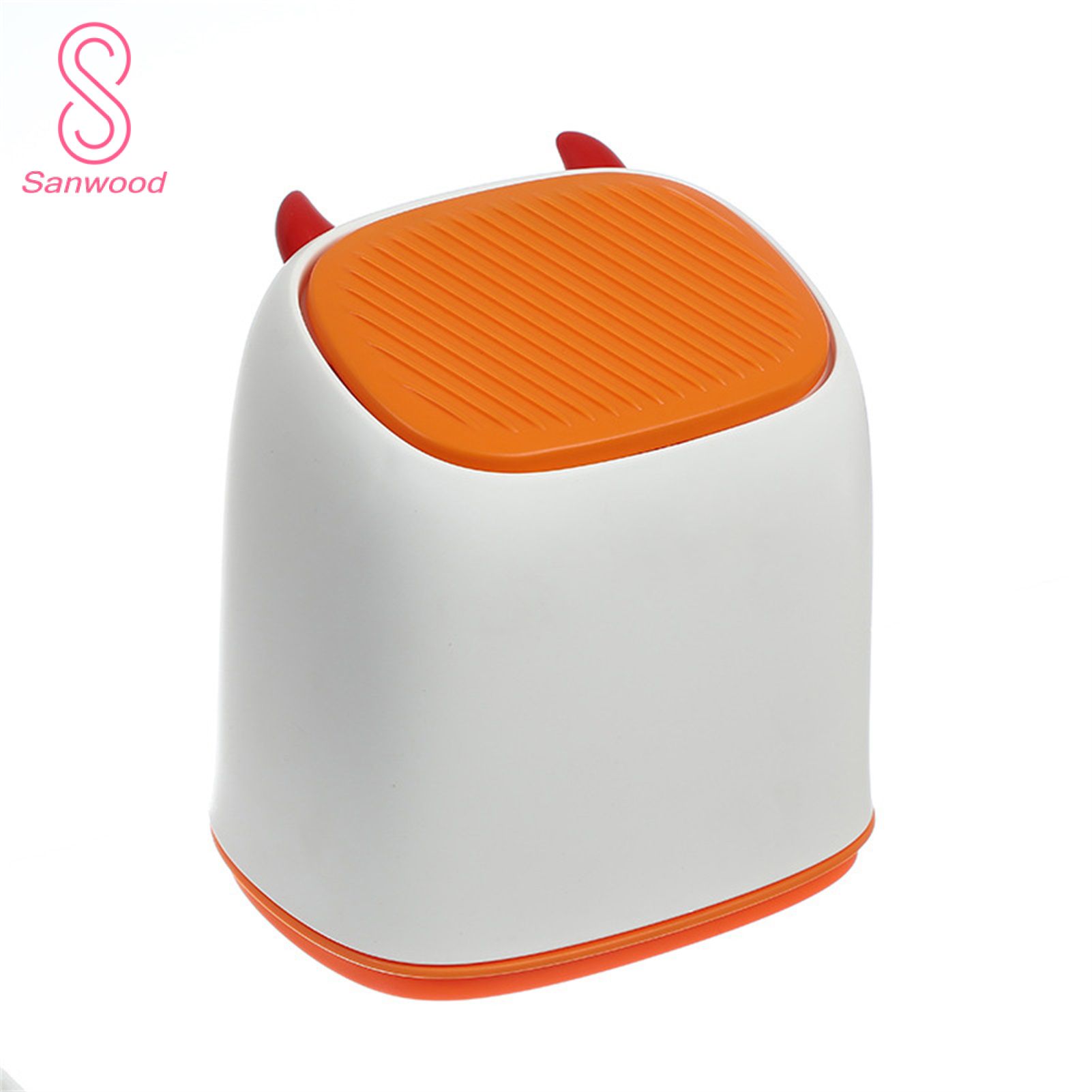 Trash Cans Compact Portable Garbage Can with Lid