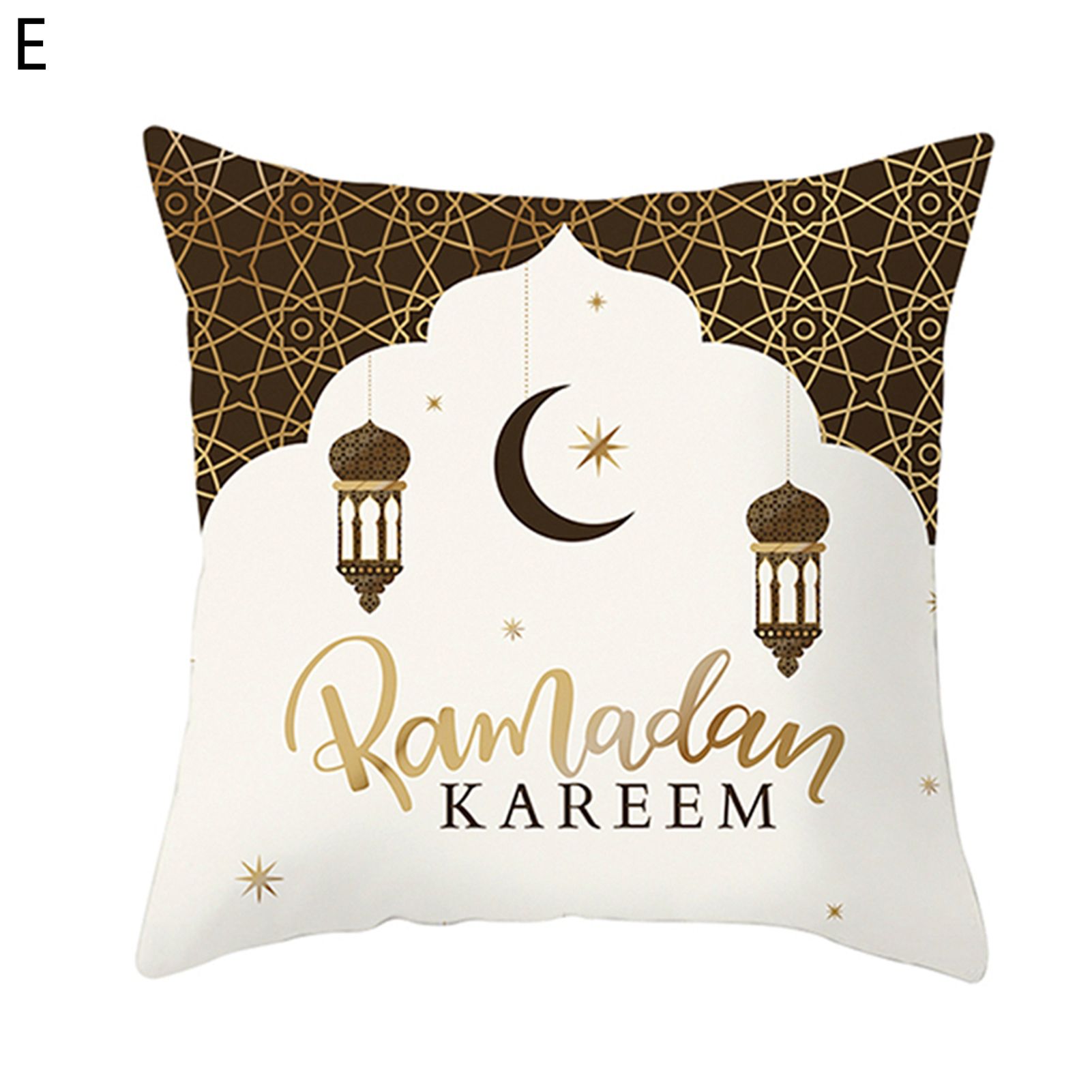 low Sham Breathable Decorative Letter Printed Cushion Throw Cover
