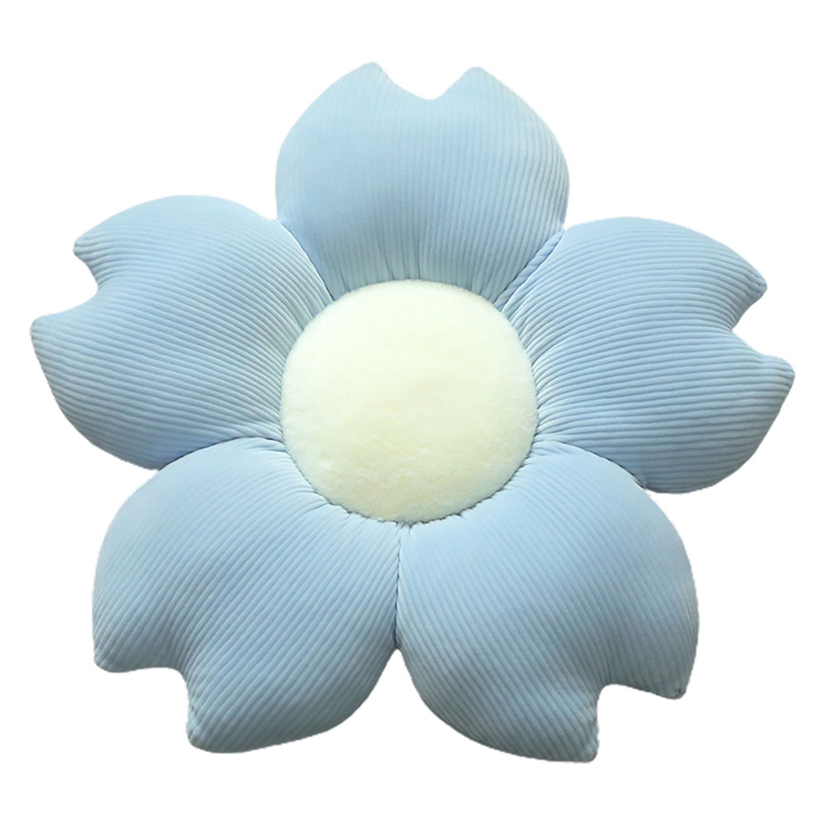 Chair Seat Mat Three-dimensional Flower-Shaped Throw low Cushion