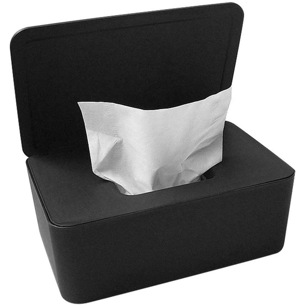 Dustproof Wet Wipes Storage Box With Lid Home Desktop Tissue Storage Box