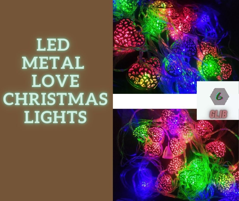 LED Metal Love Christmas Light