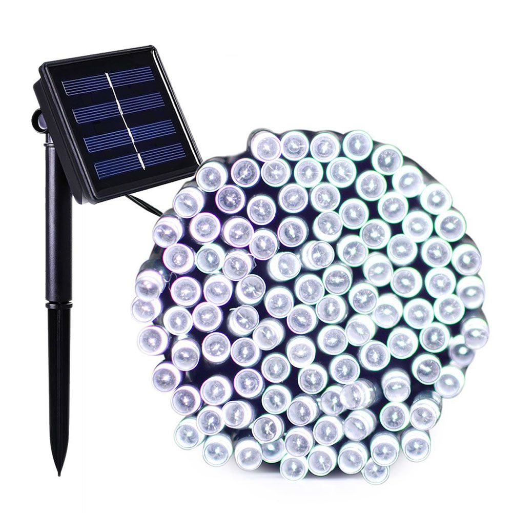 Yfashion LED Waterproof 8 Functions Solar Powered String Light for Christmas arden Landscape Decor