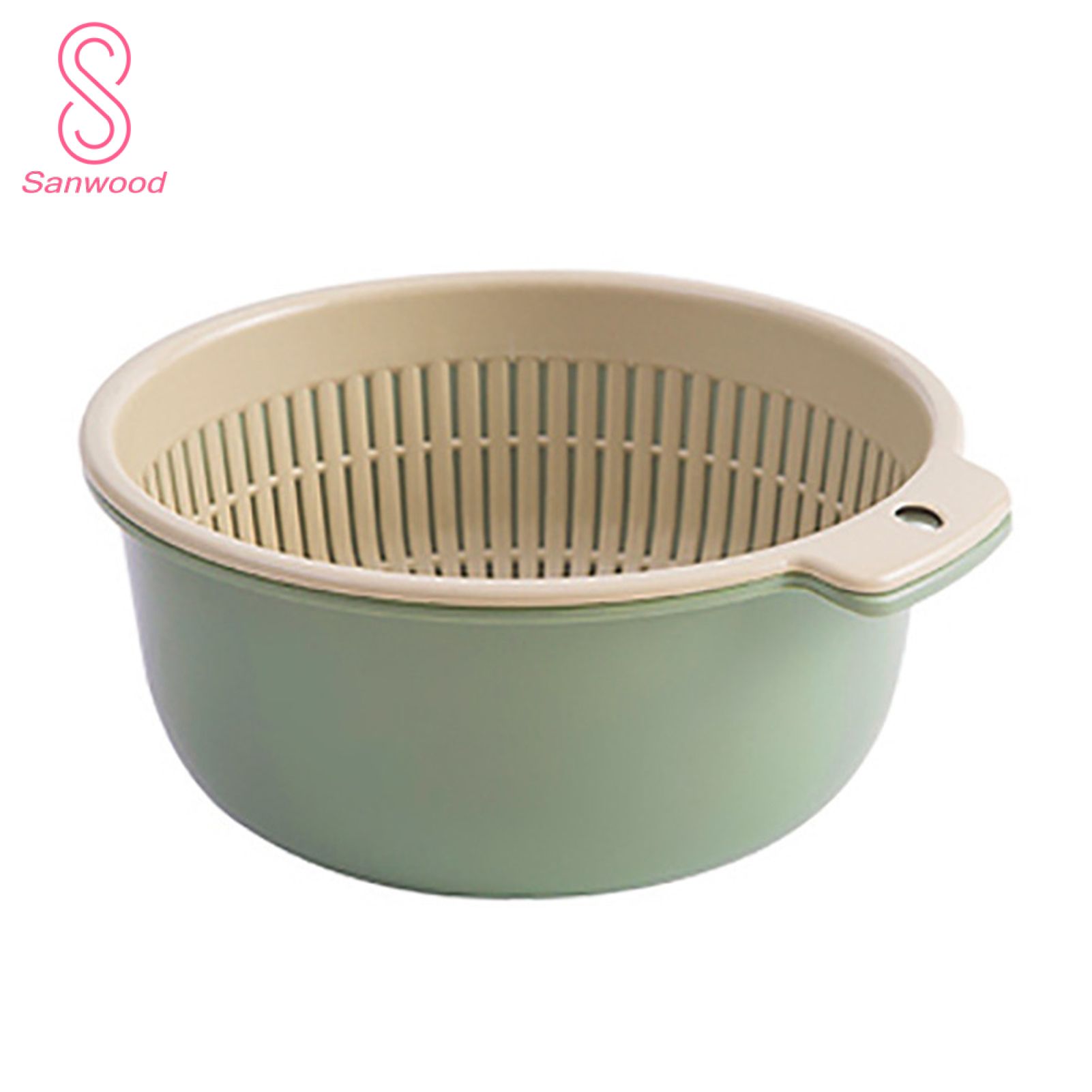 Vegetable Drainer Dual Layer BPA Free Vegetable Fruit Washing Basket