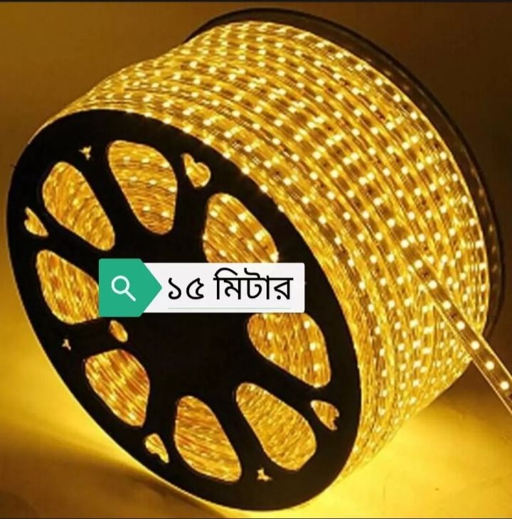 Waterproof Led Strip Light With Adapter Customs Golden Colour 1-20 Meter Variation - Rgb Light