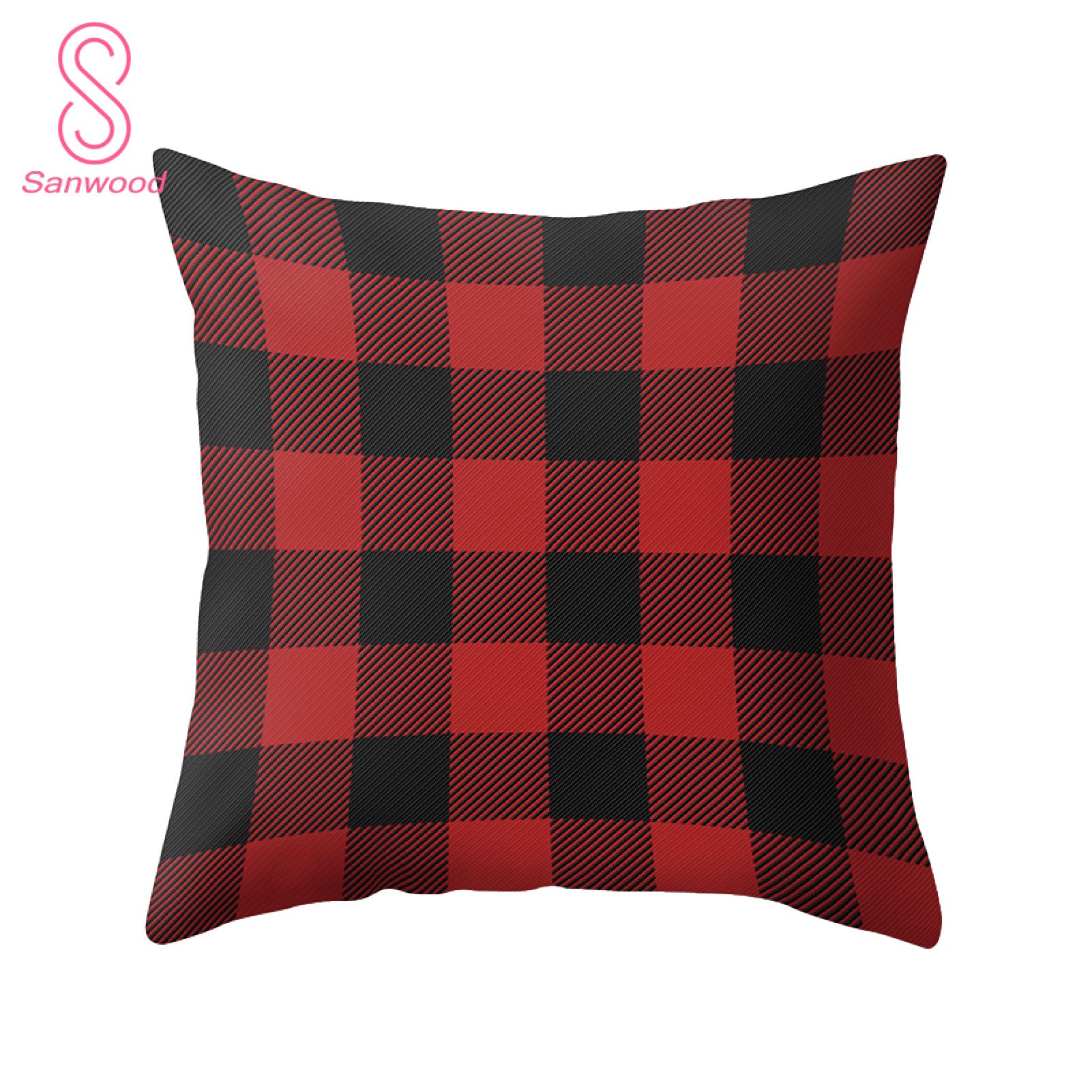 low Cover Anti-shk Square Vintage Buffalo Plain Cushion lowcase
