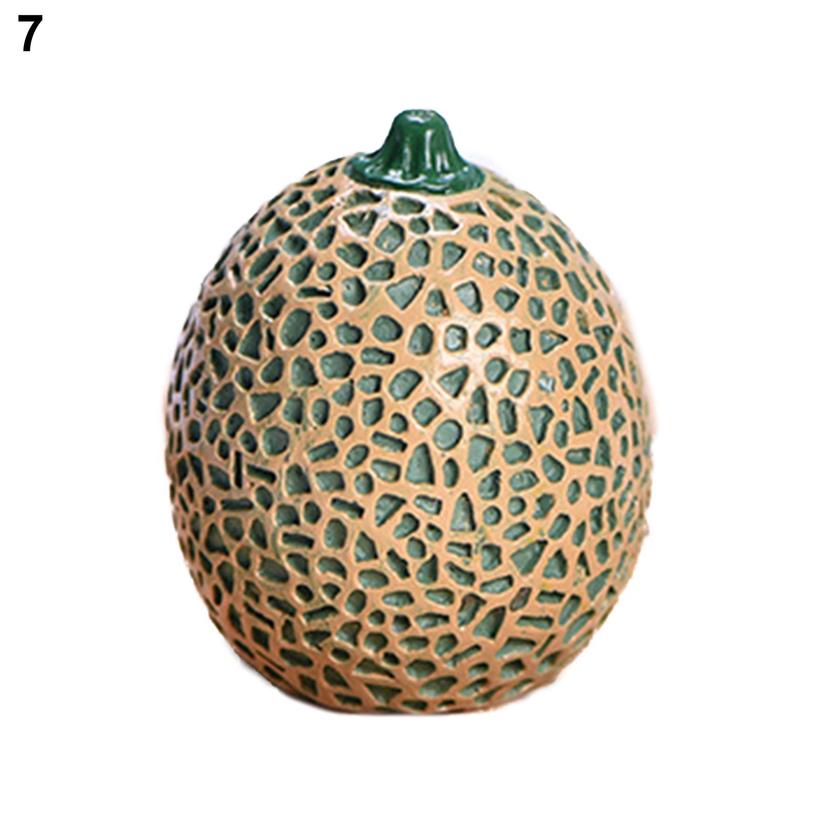 Artificial Fruit Burr Free Simulated Watermelon Fruit Ornament