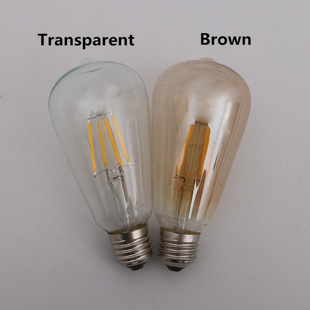 LED Retro Edison Light Bulb E27 220V  Tungsten Filament Lamp