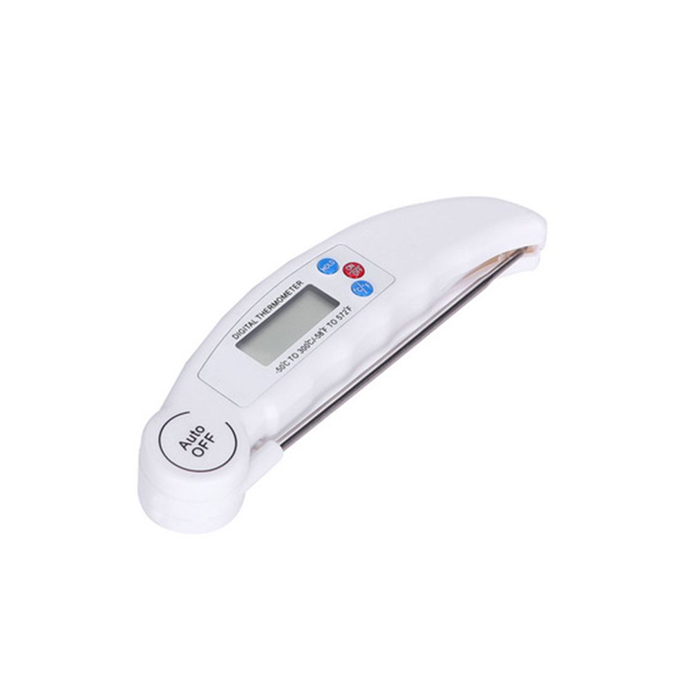Digital Food Thermo-meter Foldable Probe Meat Steak BBQ Temperature Gauge Water Oil Thermo-meter Kitchen Cooking Tools