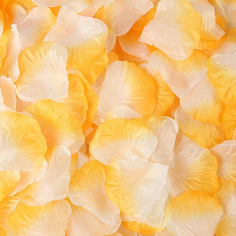Wholesale 100pcs/lot Wedding Decorations Fashion Atificial Flowers Polyester Wedding Rose Petals patals wedding needs cute heads