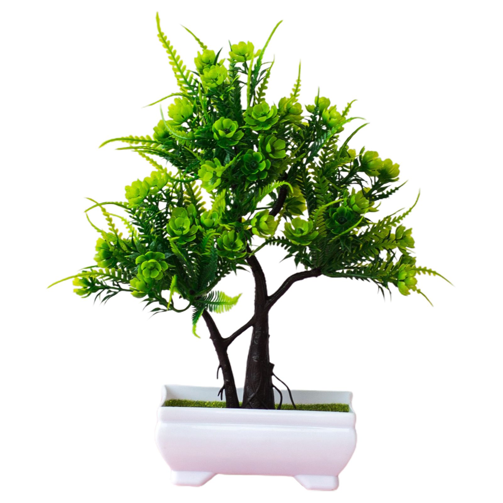 Artificial Bonsai Colorful Potted Beautiful Fake Flower Bonsai