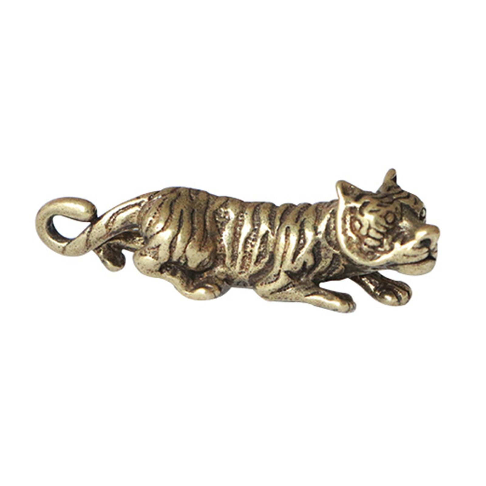 Small Tiger Ornament easy to clean Keychain Making Tiger Figurine