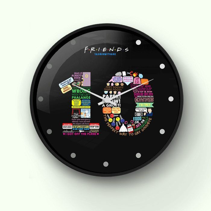 Paperboat FRIENDS (Season 10)  Wall Clock 10 Inch