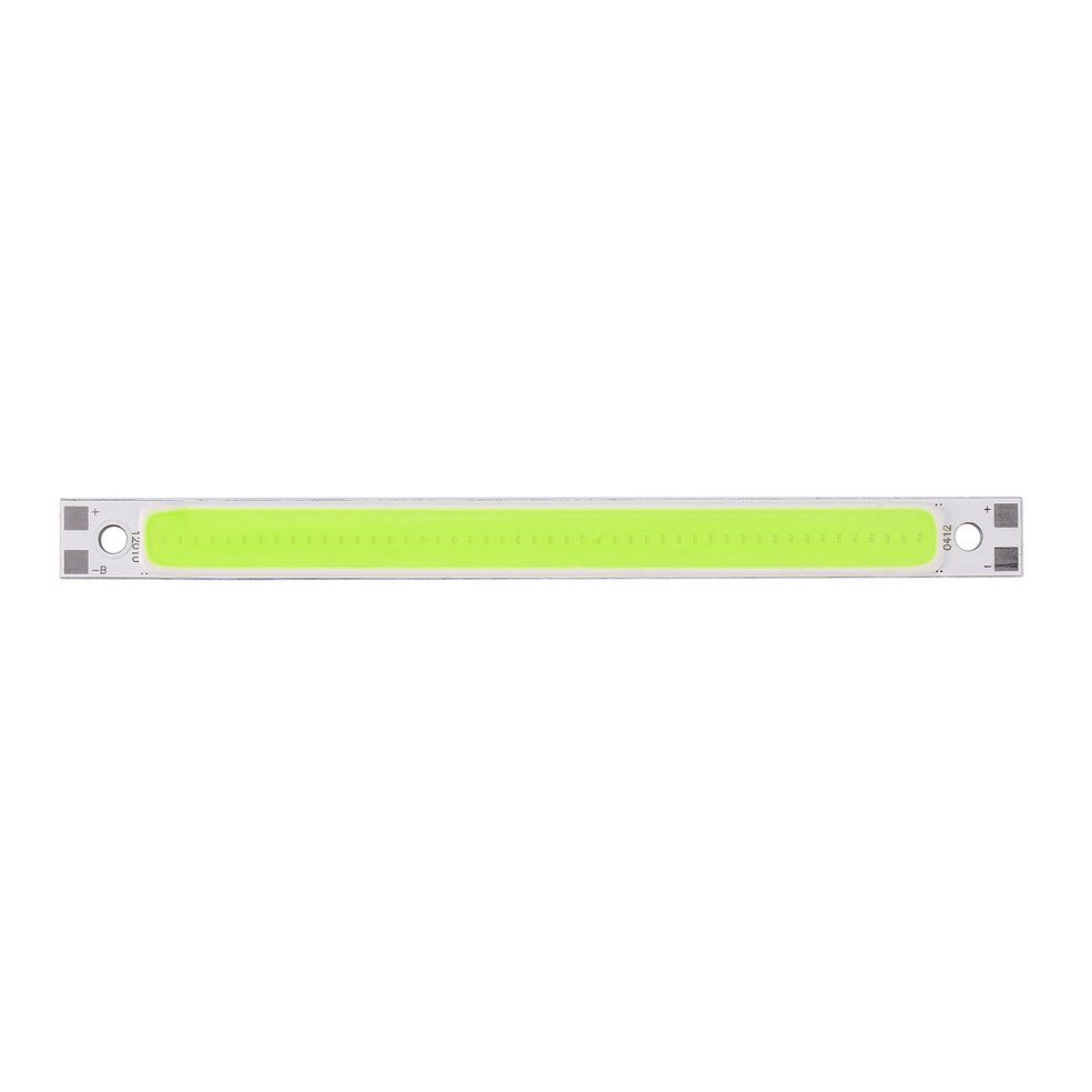 12V 10W LED Light Strip 120*10mm COB Five Light Colors Optional DIY Light Chip - Silver Green Light
