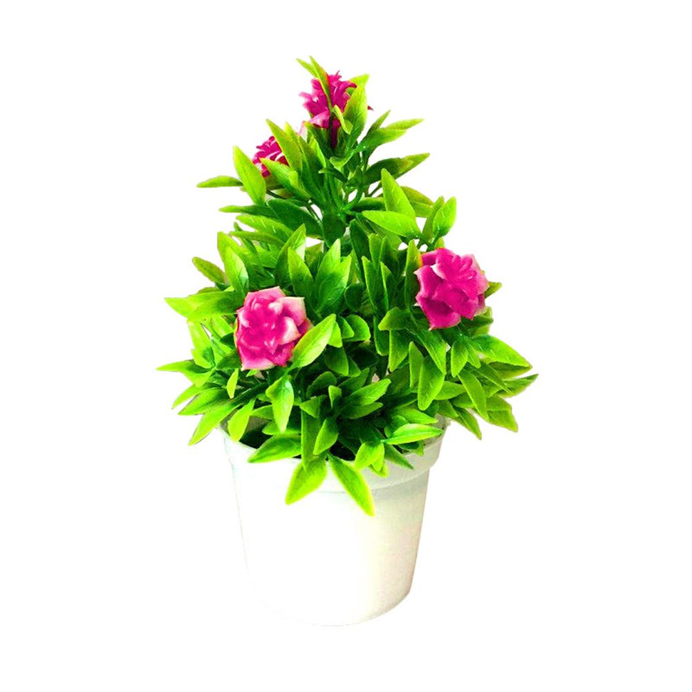 1Pc Artificial Rose Flower Miniascape Photograph Prop Wedding Home Bonsai Decor