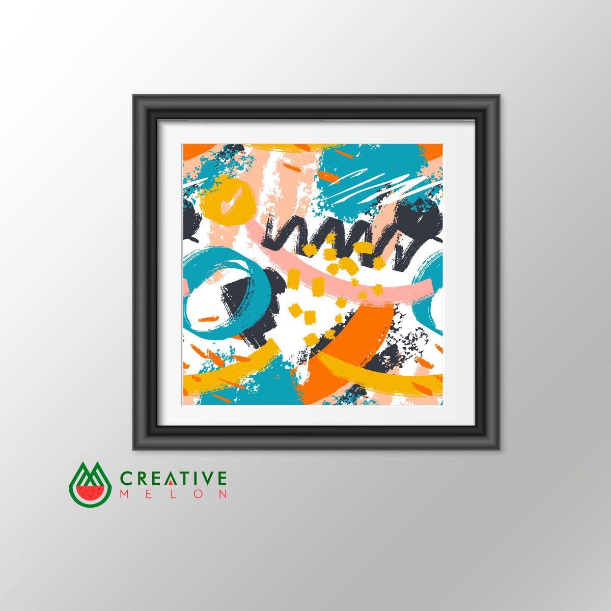 Abstract wall art, Bedroom wall decor, Office wall decor, Friend gift idea, Best online frames, Sudy room wall poster 10x10 Inch printed frames