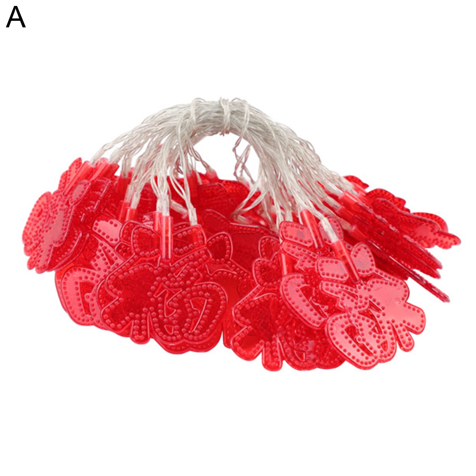 Fairy Light Decorative Creative Fu Charter Red Lantern LED Light String
