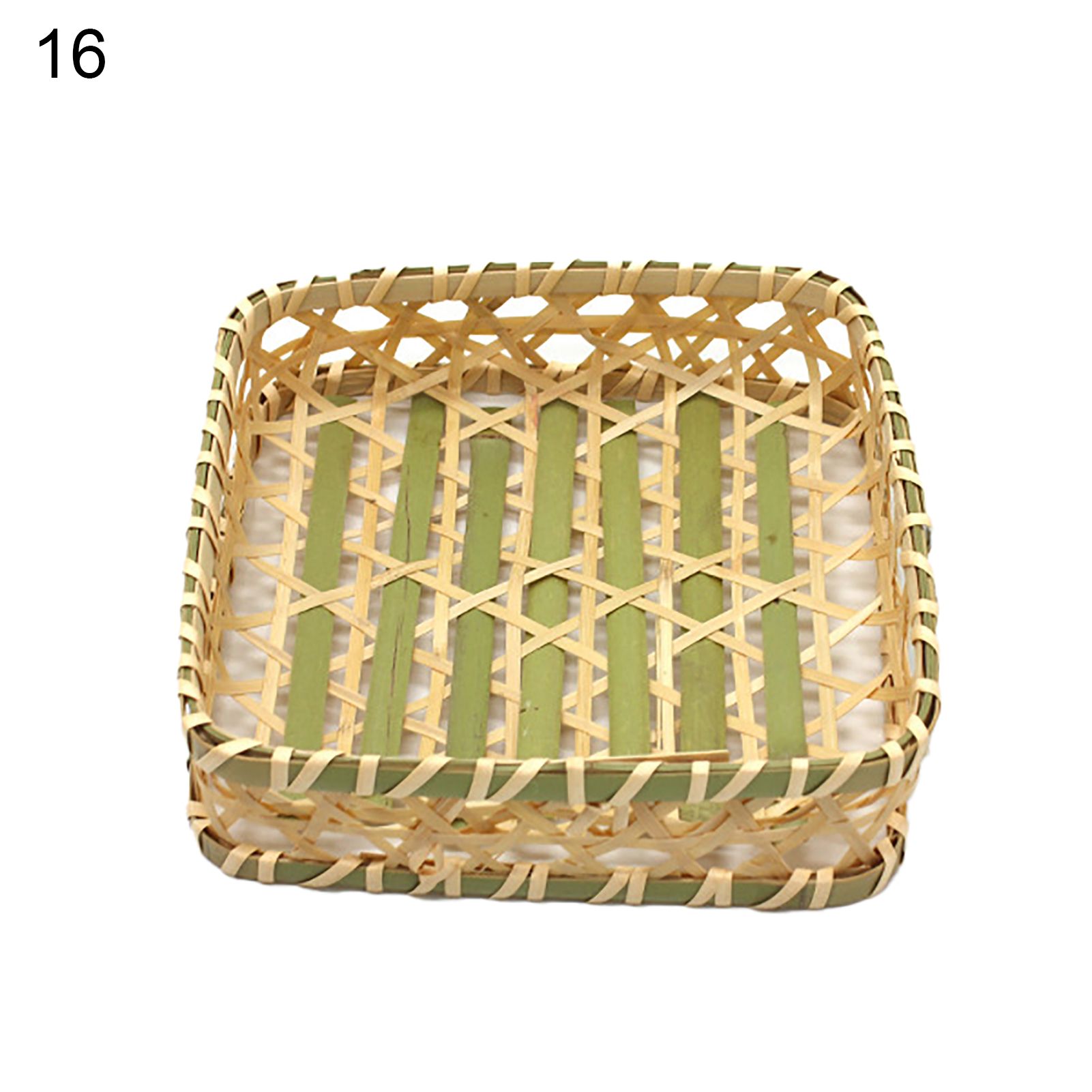 Handmade Large Capacity Bamboo Fruit Basket Beautiful Good Woven Storage Basket for Home