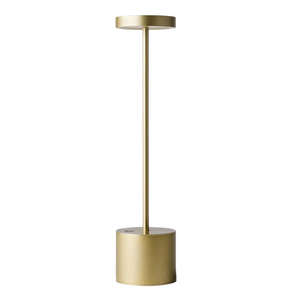 Cordless Table Lamp, LED Metal USB Rechargeable 6000mAh 2-Levels Brightness