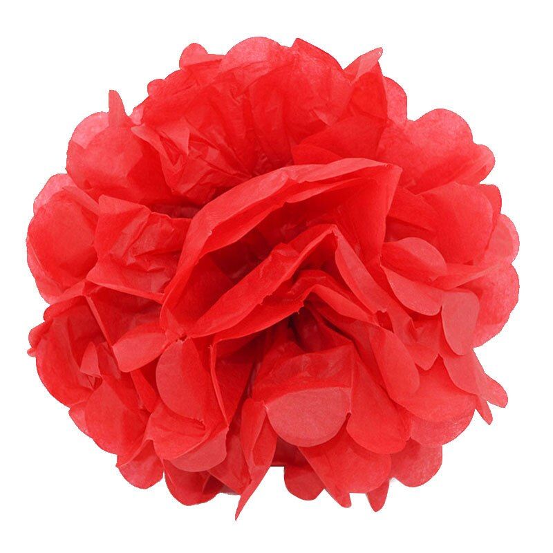 1 Pcs Party Wedding Decorative Paper Pompoms Pom Pom Paper Pom Poms Balls Flowers Home Decor For Wedding Party Supplies