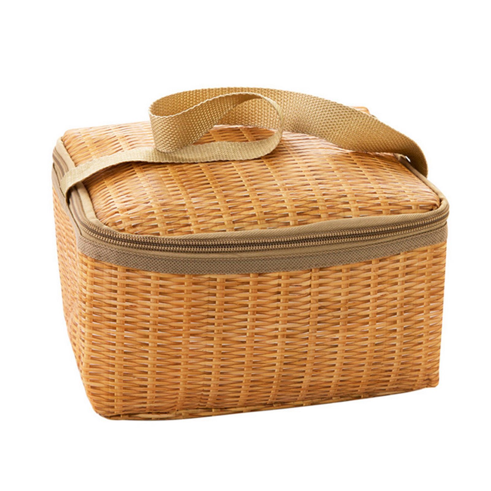 Food Storage Container Water Proof Tear Resistant Durable Rattan Lunch Bag