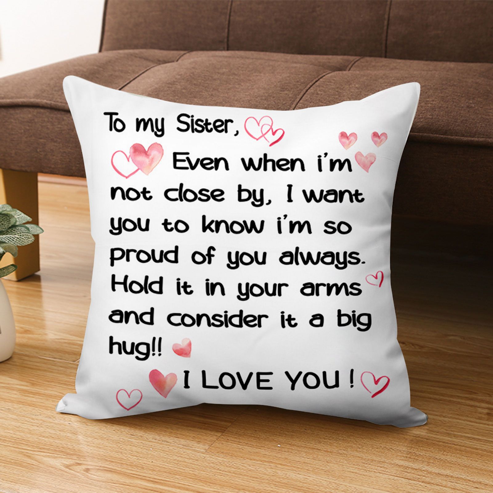 low Case Exquisite Tear Resistant Letter Love Cushion Case