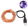 5/10m Waterproof USB LED Copper Wire Fairy String Lights Garland Decoration