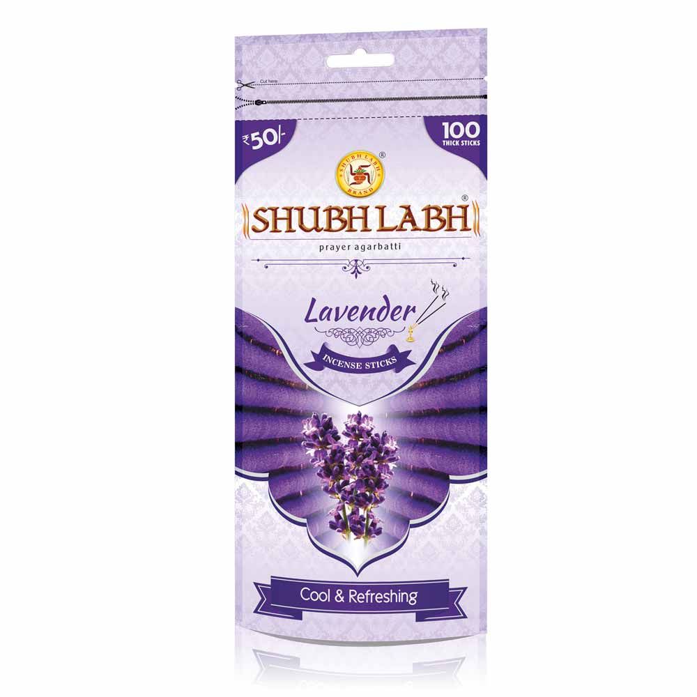 Shubh Labh India Incense Sticks ( Agarbatti ) 100 pcs = 1 peaked